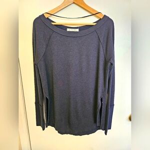 Free People long sleeve tunic tee